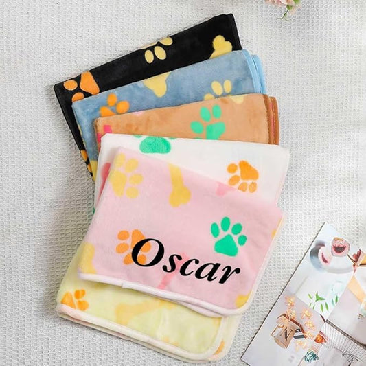 Personalized Dog Blanket, Custom Towels for Drying, Super Absorbent and Soft Pet Grooming Towel, Perfect Dog Shower & Bath Suppliesfor Large Medium or Small Dogs