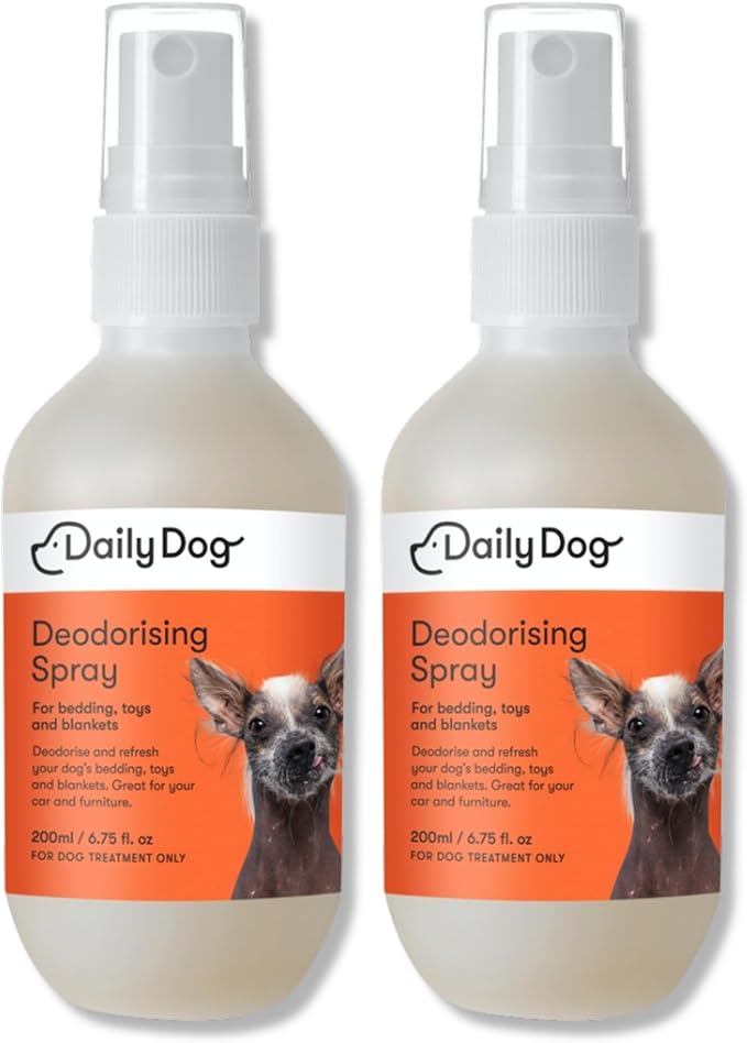 Deodorizing Spray - Pet Odor Spray for Home, Dog & Cat Bedding, Toys, Blankets - 200ml (bundle of 2)