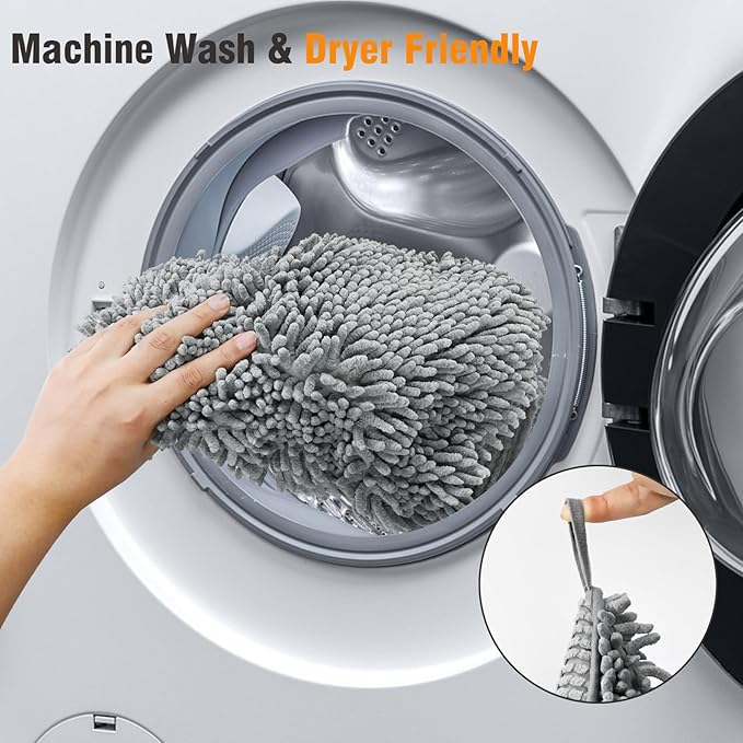 Microfiber Dog Towels for Drying Dogs, Super Absorbent, Soft and Quick Drying Pet Grooming Towel, 31Inch X 13Inch, Perfect Pets' Shower & Bath Supplies for Dog and Cat, Machine Washable, Grey