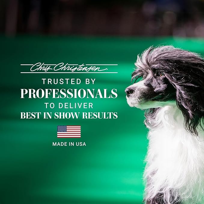 Chris Christensen SmartWash50 Whitening & Brightening Ultra Concentrated Dog Shampoo, Makes up to 50 Bottles, Groom Like a Professional, Lavender Fragrance, Made in USA, 16 oz