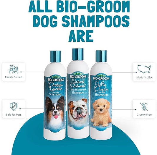 Bio-Groom Oatmeal Dog Shampoo-for Allergies and Itching, Cruelty-Free, Dog Bathing Supplies, Puppy Shampoo for Sensitive Skin, Made in USA, Anti-Itch Dog Products-2.5 Gallons