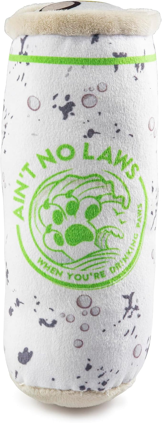 Haute Diggity Dog White Paw Lickety Lime, Plush Designer Dog Toys with Interactive Squeaker, Stimulating Pet Enrichment, Machine-Washable & Safe Materials for All Breeds, One Size