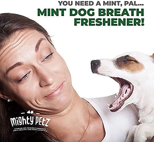 2-in-1 Dog Breath Freshener Spray & Water Additive - 8 oz Large - Natural Ingredients Dog Dental Care That Helps Avoid Bad Breath, Plaque, Tartar. Dog Teeth Cleaning, Fresh Breath with No Brushing