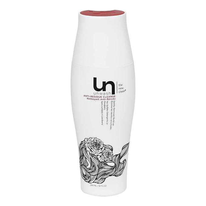 Unwash Anti Residue Hair Cleanser: Gentle pH Balanced Clarifying Shampoo, Removes Build-up, Moisture Balancing, Hair Detox