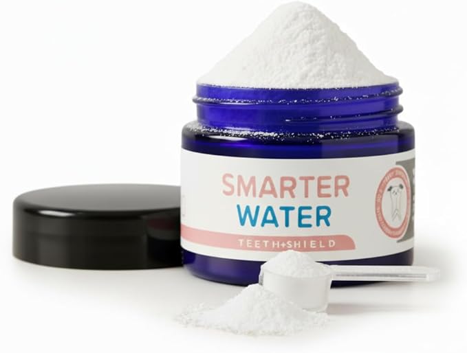 Furpeeps Dog & Cat Dental Care Powder Water Additive – 45 Servings, Dog Breath Freshener, Natural Plaque & Tartar Remover, No-Brush Oral Hygiene for Puppies, Seniors & Multi-Pet Homes, Vet Recommended