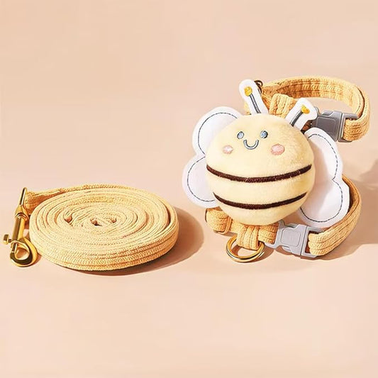 Cat Harness and Leash Set, Cat Harness Escape Proof, Rabbit Harness and Leash Set, Costumes for Cats and Bunny (A, Large)