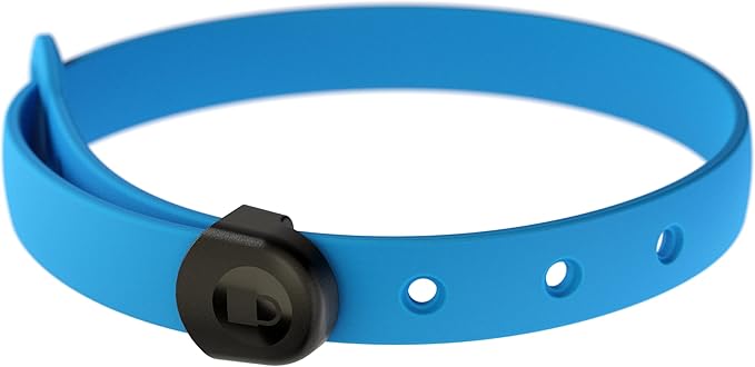 Dog Collar - Comfortable, Soft and Lightweight Adjustable Collar with Name Tag Ring for Miniature Dogs and Puppies - Non Breakaway Cat Collar by Nuvuq (Blue, Mini)