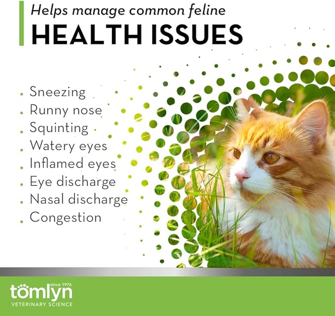 Tomlyn Immune Support Daily L-Lysine Supplement, Fish-Flavored Lysine Chews for Cats and Kittens, 30ct