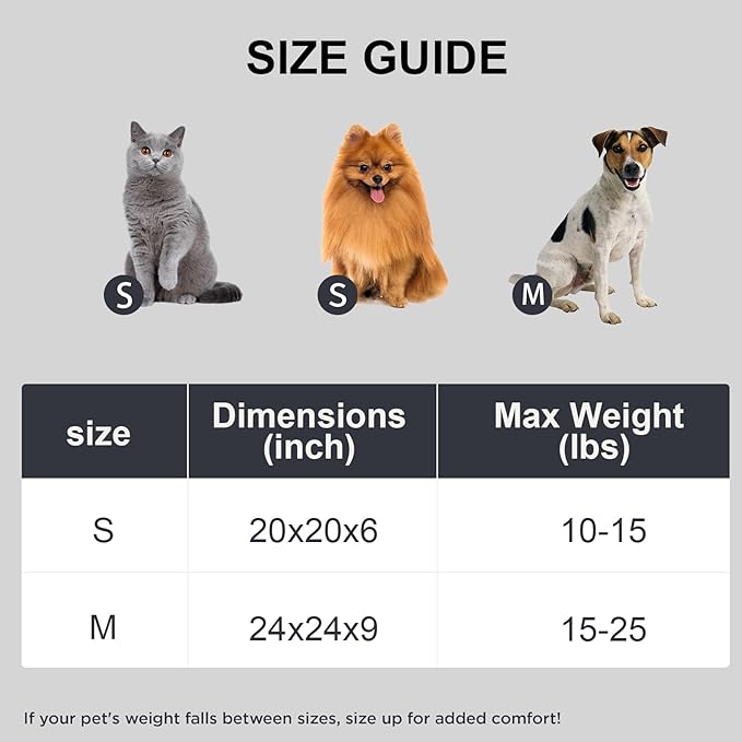 Cat Beds for Indoor Cats,Washable Round Donut Dog Bed,Fluffy Puppy Dogs Beds for Small Dogs with Anti-Slip Bottom(Grey,S)