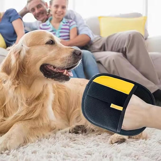 SMORBRID Magic Brush Pet Hair Remover, Electrostatic Pet Hair Removal Glove for Cats & Dogs Hair Remover for Couch, Furniture, Carpet, Curtain, Upgraded Animal Fur Removal Tool Cat Grooming Gloves