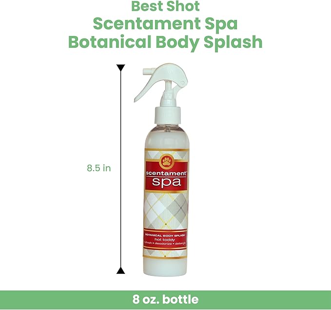 Best Shot Scentament Spa Seasonal Botanical Body Splash, Hot Toddy, 8 oz
