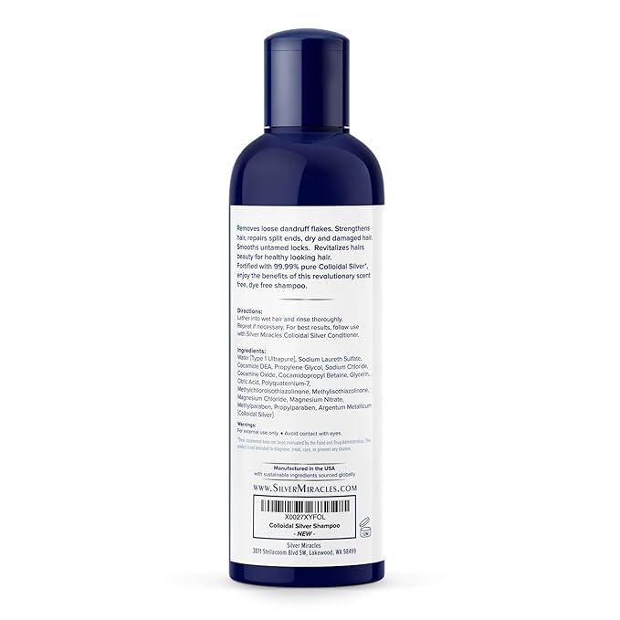 Silver Miracles - Colloidal Silver Shampoo Unscented
