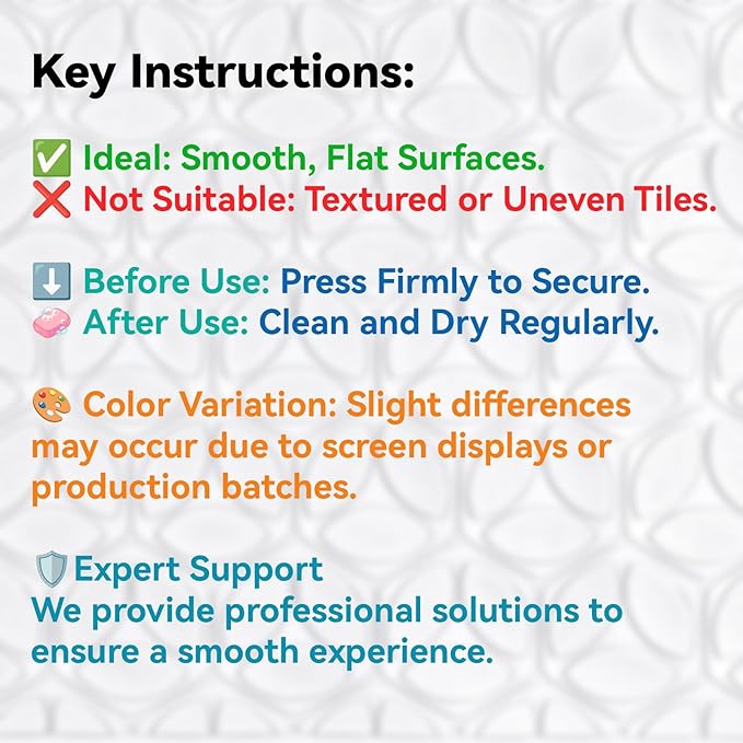 WRISIN Bathtub Mat Non Slip with Suction Cups - 100% Rubber Bathroom Mat Textured for Bath Tub Shower Safety - Soft on Touch - BPA/PVC Free - Pet Dog Bath Mat - Machine Washable - 17 × 35 Inch（White）