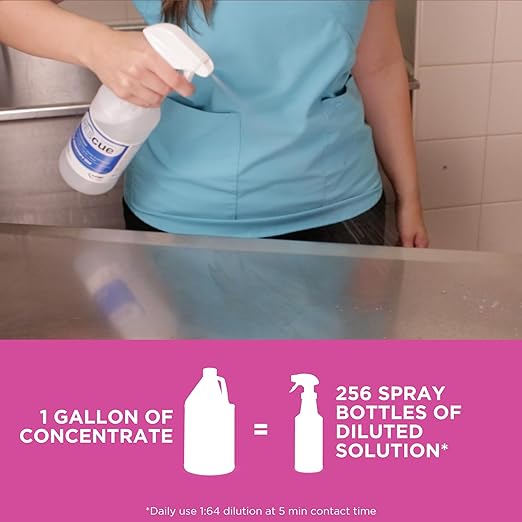 REScue One-Step Disinfectant Cleaner & Deodorizer – For Veterinary Use, Animal Shelters, Pet Foster Homes, Kennels, Litter Box, Pet Grooming Surfaces – Sanitizing Concentrate, 1 Gallon (4 Pack)