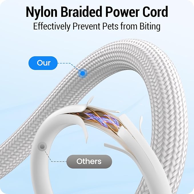 Automatic Cat Feeder with Slow Feed: 5G WiFi Automatic Dog Feeder with APP Control, 7L Timed Auto Cat Food Dispenser with Alexa for Multiple Pets, Detachable for Easy Cleaning - 29 Cup