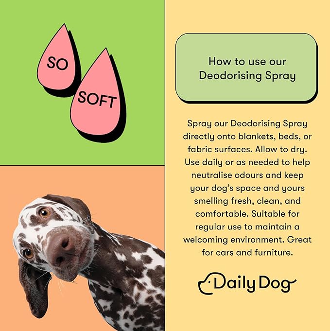 Deodorizing Spray - Pet Odor Spray for Home, Dog & Cat Bedding, Toys, Blankets - 200ml (bundle of 2)