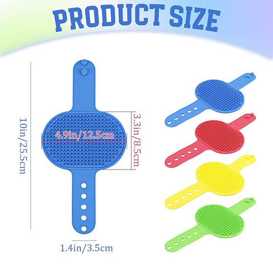 4 Colors Cat Self Groomer Brush Silicone Combs for Indoor Face Scratcher Adjustable Wall Mounted Corner Massage Comb