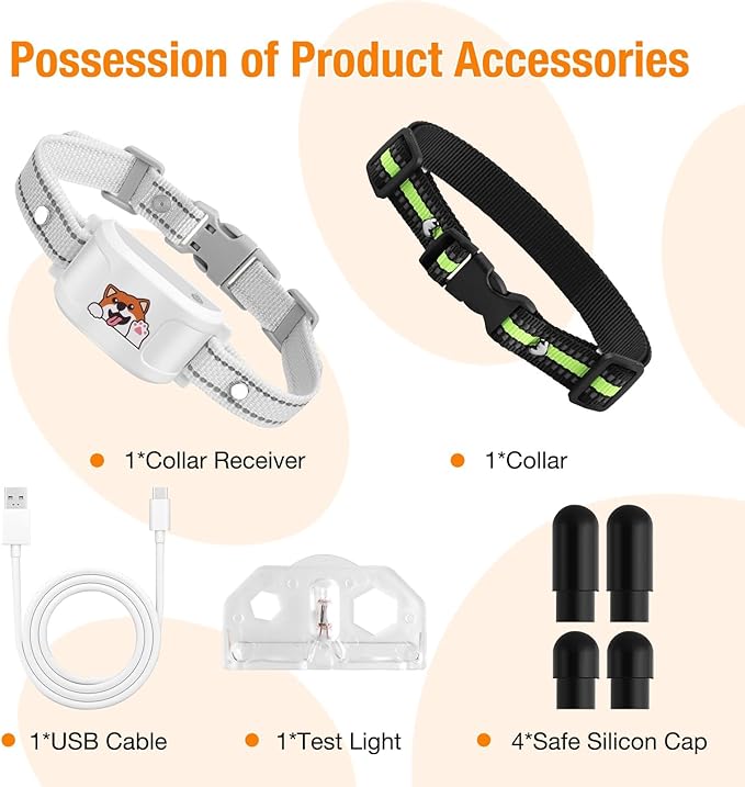 GPS + Wireless Dog Fence & Training Collar – No Subscription, App Geo-Fence 3280ft, 60-164ft Bluetooth Training, 3 Correction Modes, Auto Sleep/Wake, 7-Day Battery, 3-Dog Support