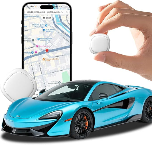 GPS Tracker for Vehicles, Pets & Kids – No SIM Card or Subscription Needed, Real-Time Mini Tracking Device with Free App, Waterproof & Magnetic, Long Battery Life Locator for Cars, Dogs, Assets