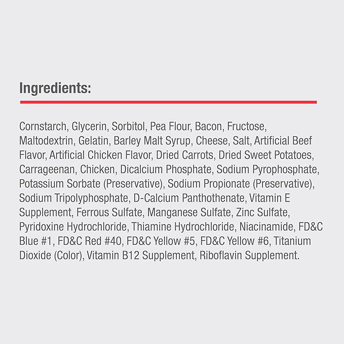 DreamBone Twist Sticks, Made With Real Bacon And Cheese Flavor, Rawhide-Free Chews For Dogs, 50 Count