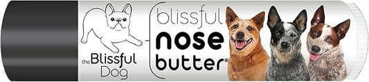 The Blissful Dog Australian Cattle Dog Unscented Nose Butter - Dog Nose Butter, 0.15 Ounce