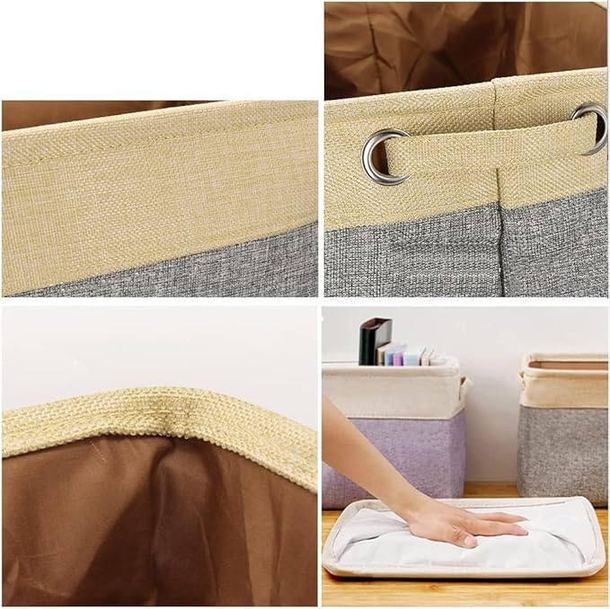 Personalized Dog Toy Box Storage Custom Dog Basket with Pet's Name Cat Toy Storage Gift for Pet Lovers (Brown)