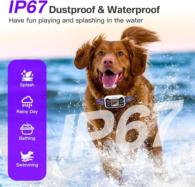 GPS Wireless Dog Fence System,GPS Wireless Dog Collar with 3 Correction Mode,Electric Fence for Dogs Rechargeable and Waterproof Receiver Collar for 15-120LBS,Outdoor Use Only