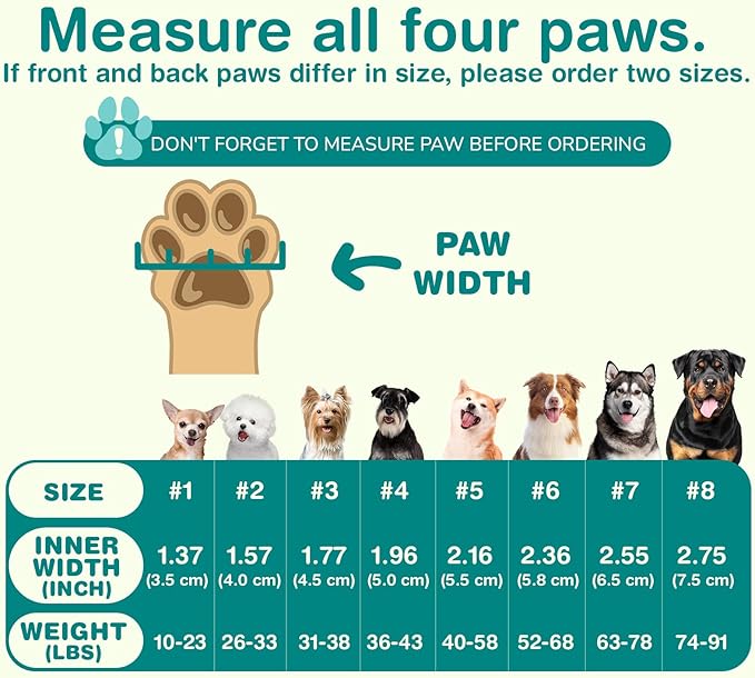 Dog Shoes for Small Dogs, Medium Dog Boots & Paw Protectors for Winter Snow, Waterproof Dog Booties for Hot Pavement, Hardwood Floors, for Rainy Blue Size 1