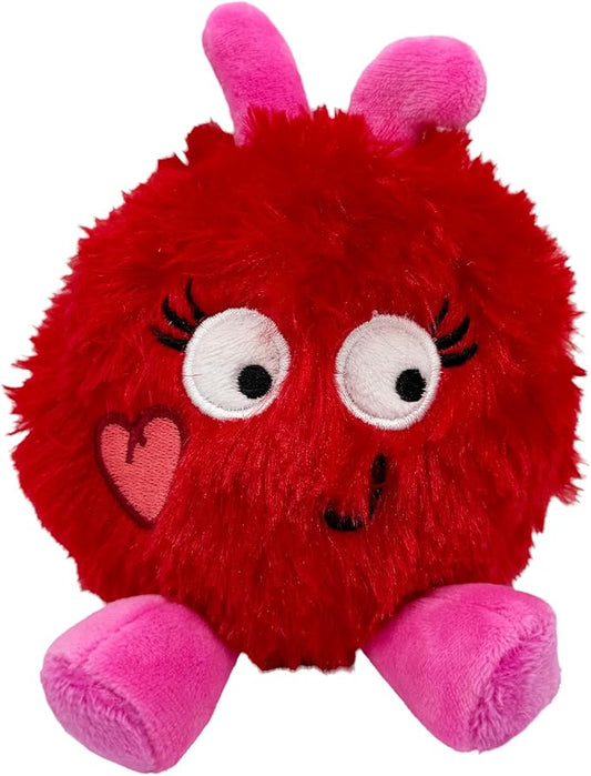 Huxley & Kent Plush Dog Toy w/Squeaker - Power Plush Stuffed Toy for Dogs - Cute, Funny & Tough Toy for Small & Large Dogs - Fur Bug, One Size