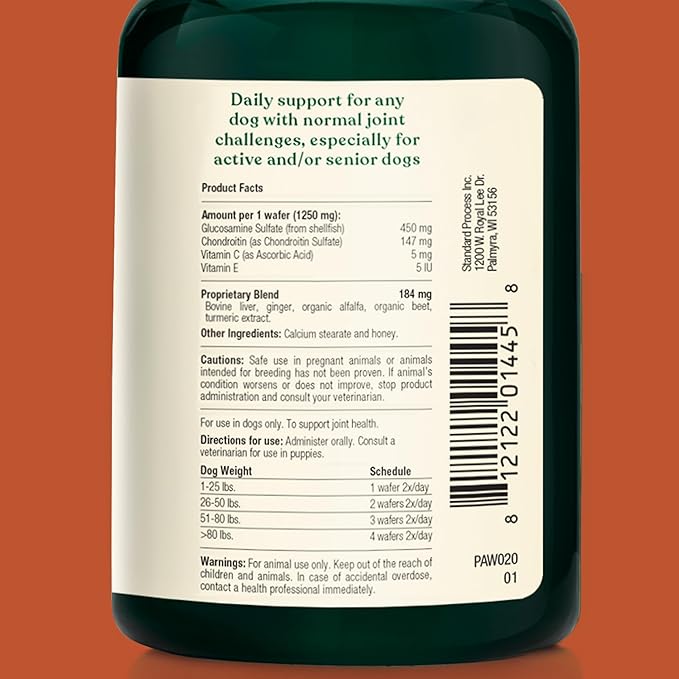 Spirited Paw Pet Health Bundle - Dental & Joint Support for Dogs - Teeth Powder & Chewable Wafers for Plaque, Tartar, and Mobility - 165 g Powder & 100 Wafers