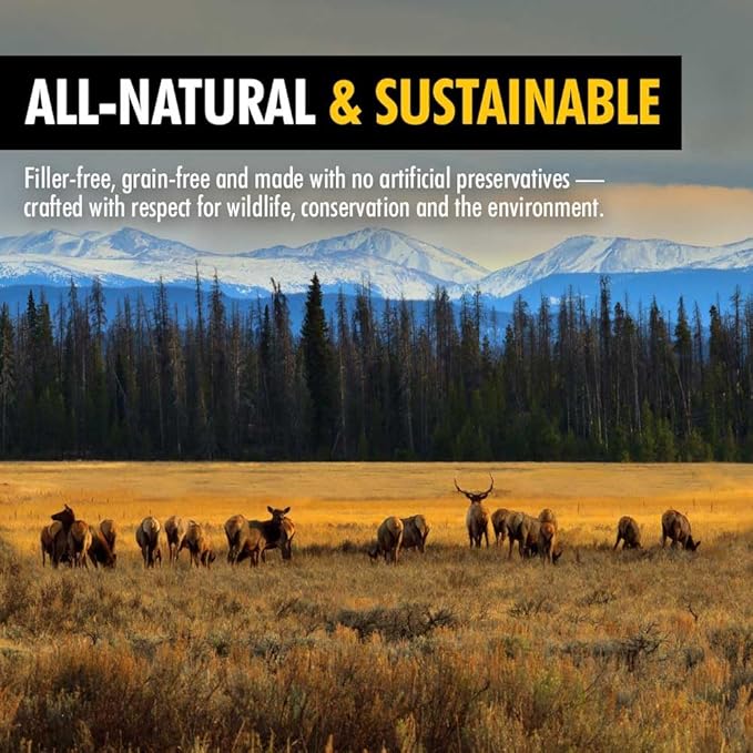 High Country Wild Blueberry Elk & Venison Dog Training Treats - Natural Grain-Free Puppy & Dog Snacks - Protein Treat for Training, Reward (4 Ounce (Pack of 2), Blueberry)