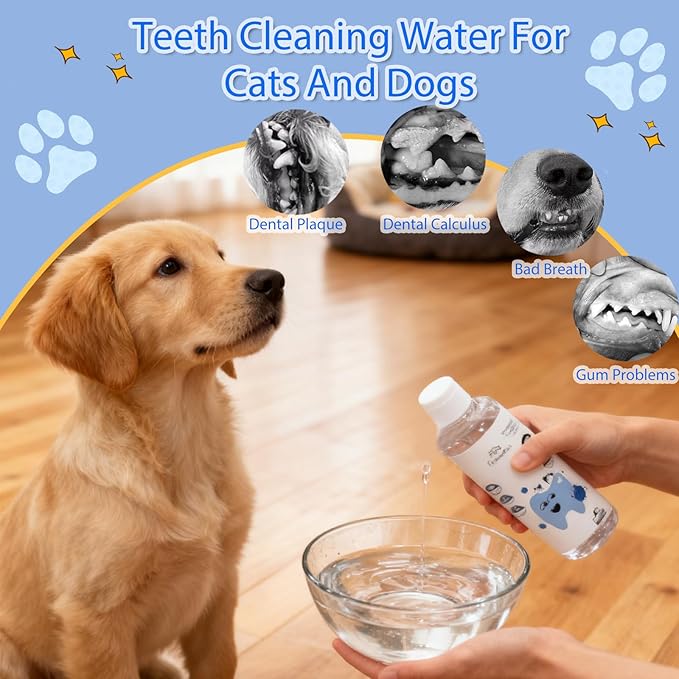 Fureverpets Dental Water Additive, Furever Pets Water Additive for Dogs Teeth, Dog Water Additive for Dental Care, Dog Tooth Cleaning Water,Teeth Cleaning Mouthwash, Easy Daily Use(2pcs,Dogs)