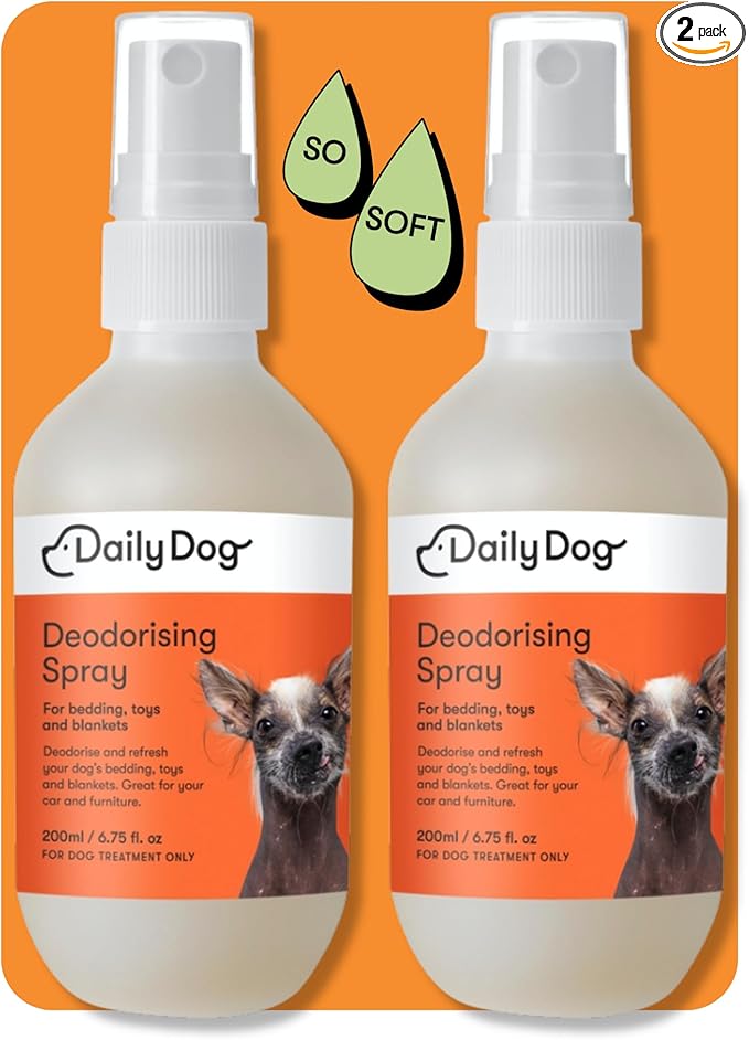 Deodorizing Spray - Pet Odor Spray for Home, Dog & Cat Bedding, Toys, Blankets - 200ml (bundle of 2)