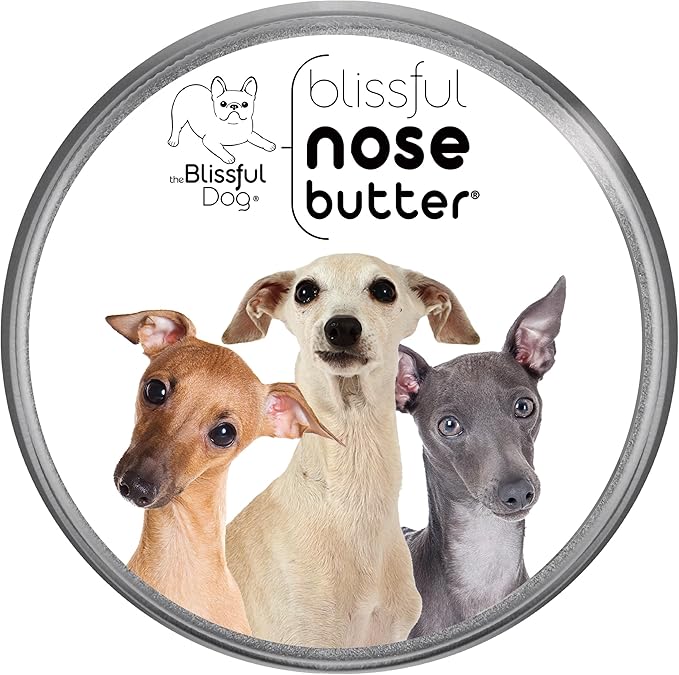 The Blissful Dog Italian Greyhound Unscented Nose Butter - Dog Nose Butter, 4 Ounce