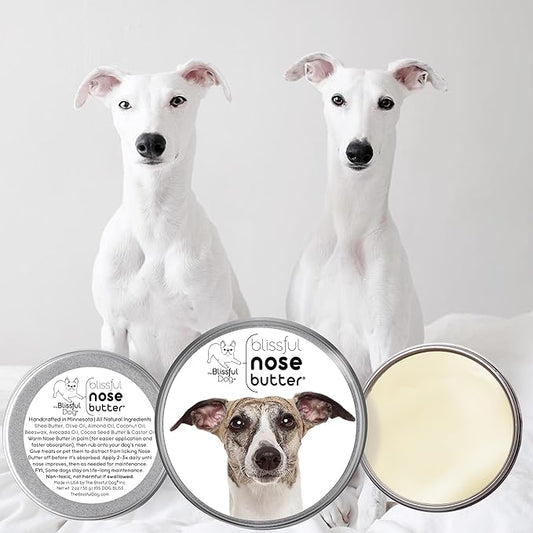 The Blissful Dog Whippet Unscented Nose Butter - Dog Nose Butter, 1 Ounce