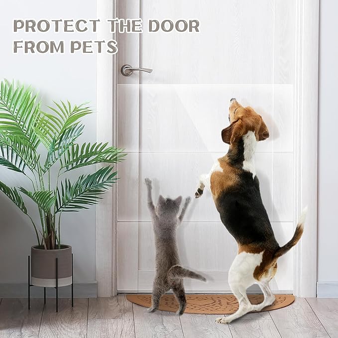 Anti Cat Scratch Furniture Protector, Cat Couch Protector, Anti Scratch Furniture Protector, Protector Pads for Furniture for Couch,Doors&Wall(7.87"X 98.5")