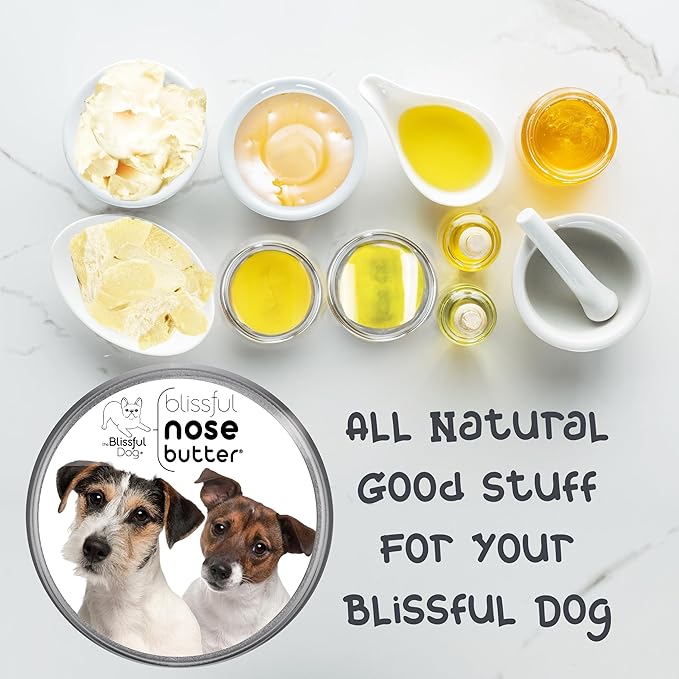 The Blissful Dog Jack Russel Terrier Unscented Nose Butter, 16oz