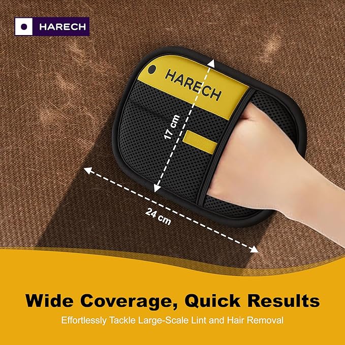 [1 pcs] Pet Hair Removal Glove for Dogs & Cats, Washable and Reusable Hair Removal Glove for Pets, Updated Easy Hair Catcher for Furniture, Sofas, Beds, Cloths, Carpets, Fur Remover Glove.