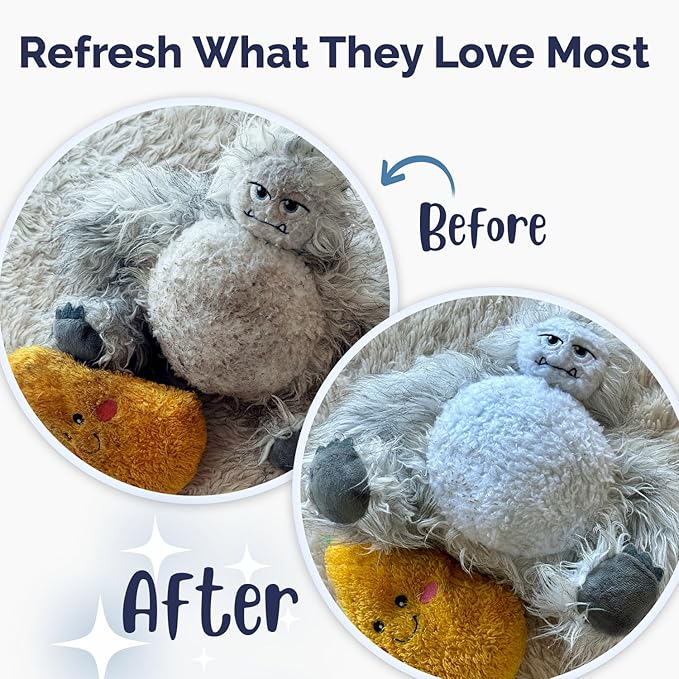 Poochie Suds Pet Laundry Detergent, Enzyme Cleaner and Odor Remover, Hypoallergenic and Fragrance-Free Pet Safe Detergent for Dog and Cat Bedding, Blankets, Toys and Gear, Made in USA, 16 fl oz