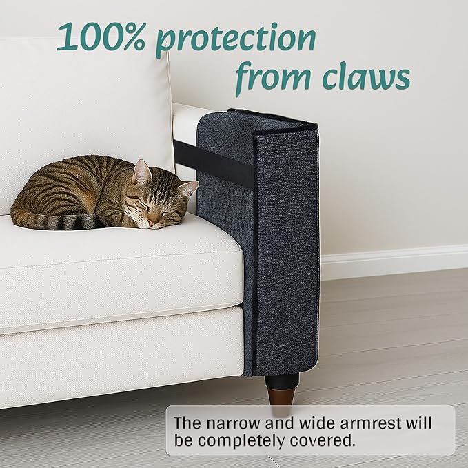 Cat Scratch Protector for Sofa – Couch Corner Scratcher, Furniture Protector for Cats, Anti-Scratch Sofa Armrest Cover, Cat Scratcher Couch, Scratch Guard for Furniture, Sofa Scratcher for Cats