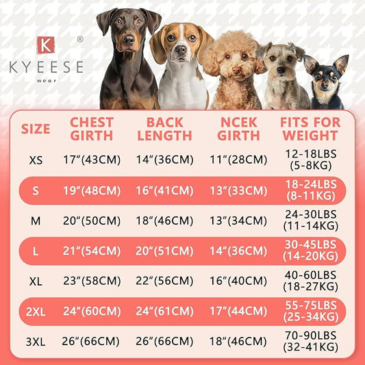 KYEESE Dog Sweater with Leash Hole for Small Dogs Male Warm Pullover with Reflective Thread Soft Knitwear Boy Dog Clothes Cozy Lightweight Thick Sweater Pet Indoor Outdoor Wear,Orange,X-Small