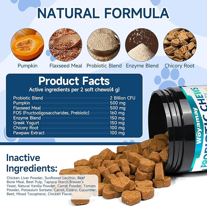 Cat Allergy Relief Chews & Dog Probiotic Bundle, 500 Crunchy & Creamy Anti-Itch Chews for Cats + 200 Soft Probiotic Treats for Dogs | Supports Itchy Skin, Immunity & Digestive Health, Chicken Flavor