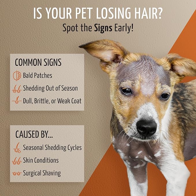 Tauro Pro Line Deshedding Dog Conditioner - Cat & Dog Shedding Control, Coat Repair & Fur Density Support, Moisturizing Pet Conditioner, Safe for Sensitive Skin (Coat Growth Recovery 13.5 Fl Oz)