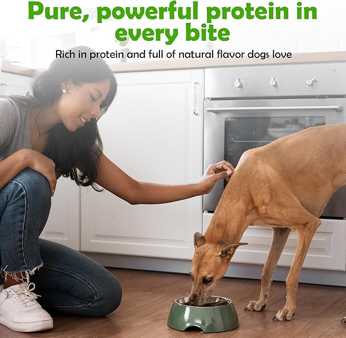 Acky Breaky Heart Dog & Cat Treats – 100% Single-Ingredient with Protein Natural Chews & Gluten-Free – Dehydrated Pork Heart - Prepared for Maximum Flavor – Ideal for All Breeds & Ages