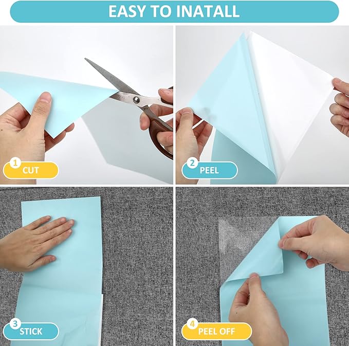 HappyFreeSX Anti Cat Scratch Furniture Protector from Cats, 11 PCS Sticky Paws, Corner Couch Protector for Cats, Cat Scratch Deterrent Tape, Training Tape, Cat Scratching Post Scratchers