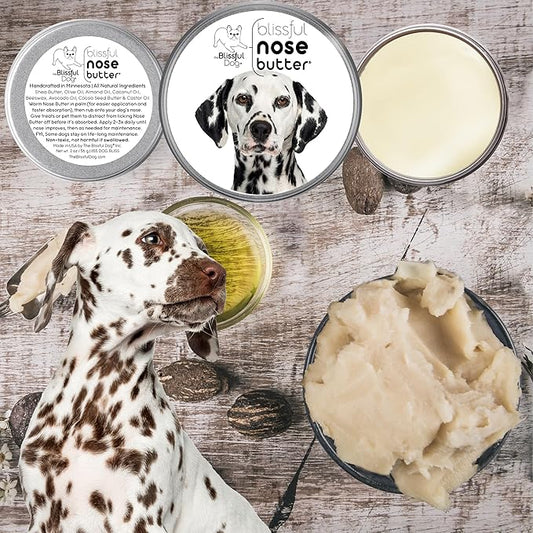 The Blissful Dog Dalmatian Unscented Nose Butter, 4-Ounce