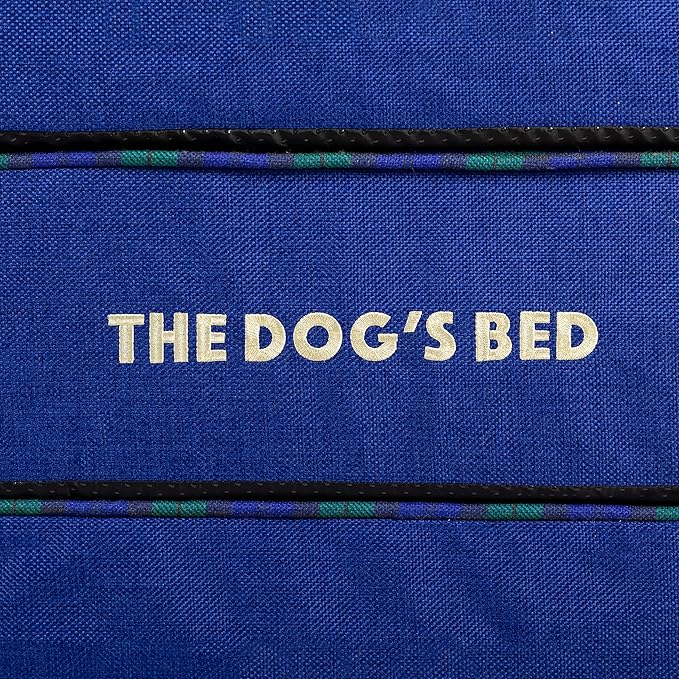 The Dog’s Bed Orthopedic Memory Foam Dog Bed, Medium Black Watch Tartan, Pain Relief Arthritis, Hip & Elbow Dysplasia, Post Surgery, Lameness, Supportive, Calming, Waterproof Washable Cover